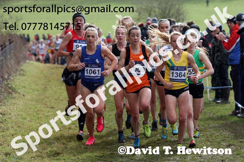 Senior womens 2019 British Athletics Inter Counties Cross Country, Prestwood Hall, Loughborough. Photo:  David T. Hewitson/Sports for All Pics